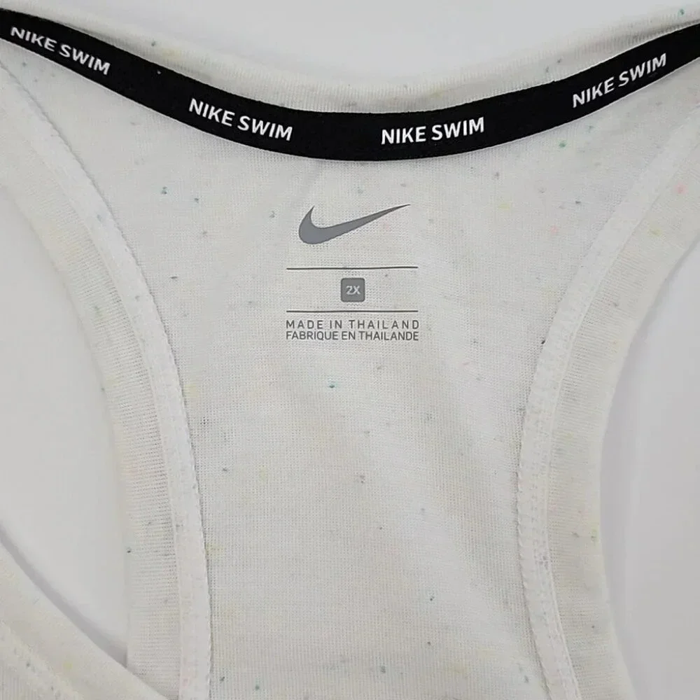 Nike Women's Confetti Crewneck Racerback Plus Size Cover Up Dress Size 2X - Picture 7 of 13